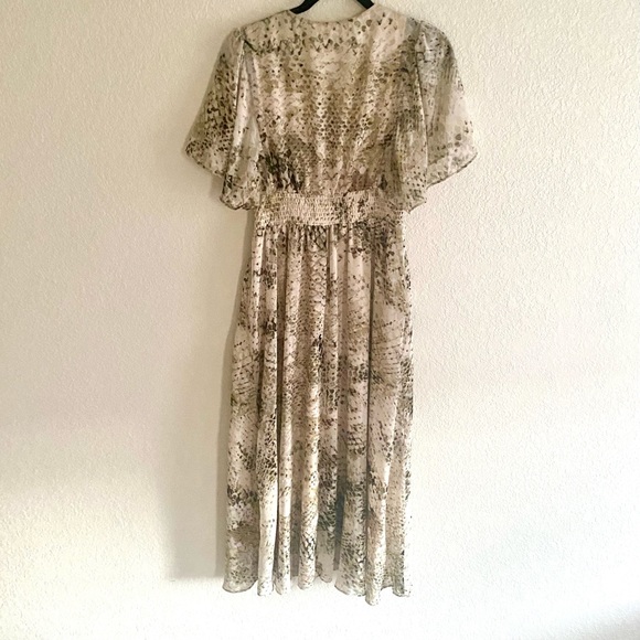 London Times Womens Size US 2 Snake Maxi Dress - Picture 6 of 9